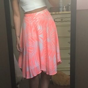 White and pink skirt
